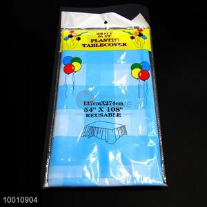 Wholesale High Quality Check Pattern PE Table Cover/Table Cloth