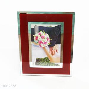 Wholesale Fashion Black/Red Glass <em>Photo</em> <em>Frame</em> With White Border