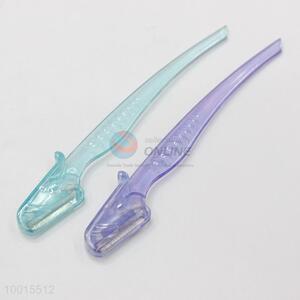 Wholesale 1 Piece Clear Plastic <em>Eyebrow</em> <em>Shaver</em>