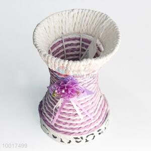 Durable Purple Paper <em>Flower</em> <em>Vase</em>  For Home Decoration