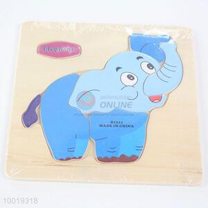 Blue Elephant English Leaning Toys Wood Building Block <em>Puzzle</em>