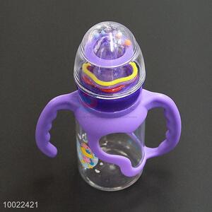 150ml New Design Purple Feeding-bottle, Milk Baby Feeding Silicone <em>Nipple</em> PC Bottle