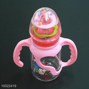 150ml New Design Pink Feeding-bottle, Milk Baby Feeding Silicone <em>Nipple</em> PC Bottle