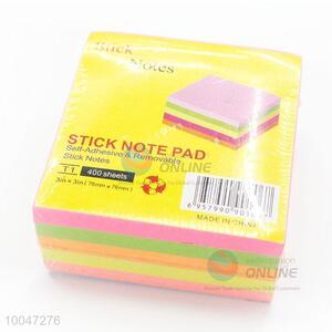 5 Colors Paper Post-it Notes,School And Office Square 400 Sheets Sticky Notes/Memo Pad