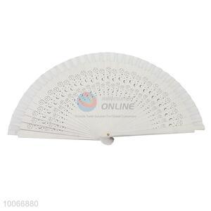 Wholesale handmade craft hand fan wooden fan