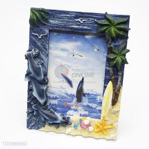 Creative beach handmade resin photo frames