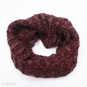 High Quality Dark Red Winter Thick Scarf