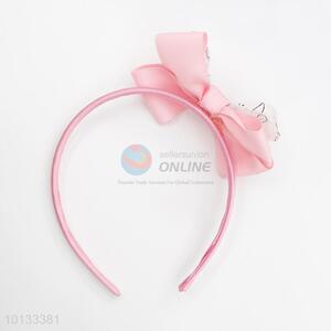 High Quality Pink Headband, Hair Clasp with Bowknot