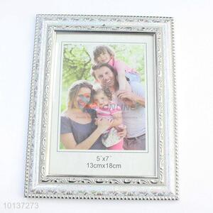 White Vintage Flower Pattern PS Foam Photo Frame