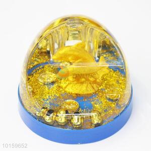 Office desktop liquid dophin penholder/acrylic pencil holder
