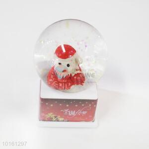 Christmas gift glass water snowball