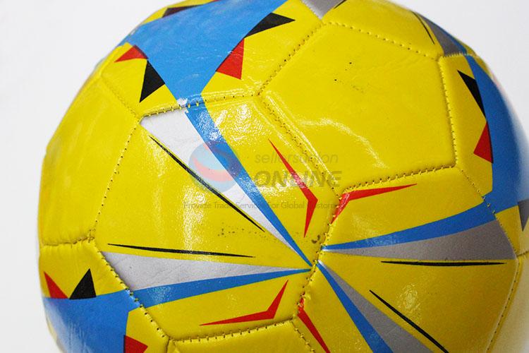 New Fashion Yellow Foam Soccer Football for Training Game with Rubber Bladder