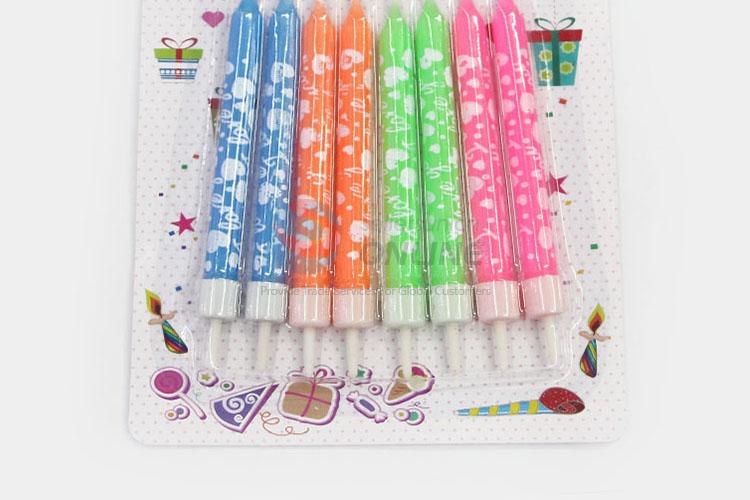 China Wholesale 8pcs Bright Light Birthday Wedding Candles Home Decoration