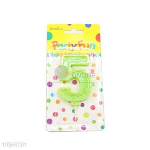 Wholesale Nice Numeral Candle/Number 5 Birthday Candle for Sale