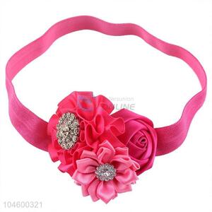Baby Flower Rhinestone Hairband With Good Quality