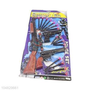 Good Quanlity Kids Outdoor Plastic Police Role Playsets Kit Toy Police Equipment