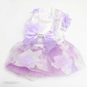 Custom Flower Pattern Pet Dress Fashion <em>Dog</em> <em>Clothes</em>