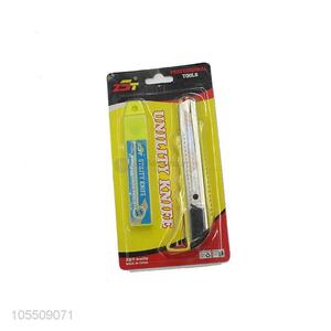 China Wholesale Daily Tools Cutter Utility Knife and Spare Blades