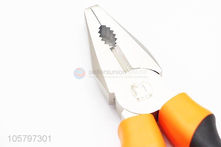 China suppliers steel combination plier with plastic handle