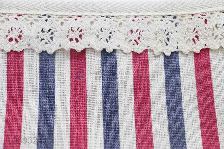 Cheap Price Stripes Lace Storage Bag