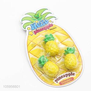 Unique design pineapple shape shape erasers creative fruit eraser
