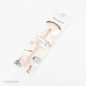 Large fan shape nylon hair makeup blush face powder foundation cosmetic brush