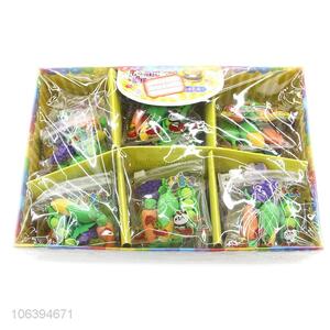 Best selling lovely kids stationery colorful 3D cartoon erasers
