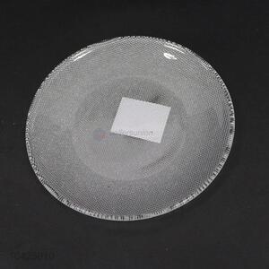 Cheap and good quality glass dessert cake plate glass fruit plate