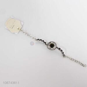 Promotion gift anti-silver alloy charm bracelet for women