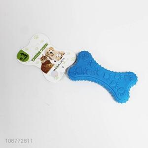 Best selling silicone bone shape pet dog chew toys