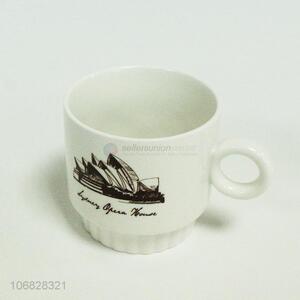 Wholesale Creative Sydney Opera House Pattern Ceramic Mug