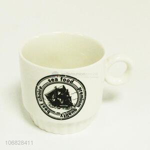 High quality custom logo printing ceramic water cups