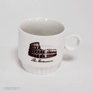 Suitable price popular Colosseum pattern ceramic mugs