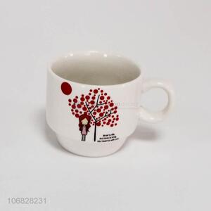 New items cartoon tree pattern ceramic mugs