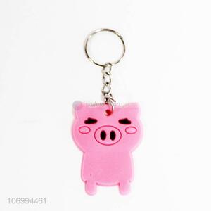 Modern Design Gift Toy Kids Animal Pig Soft Silicone Key Chain