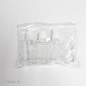 Hot sale 5pcs empty transparent cosmetics spray bottle set