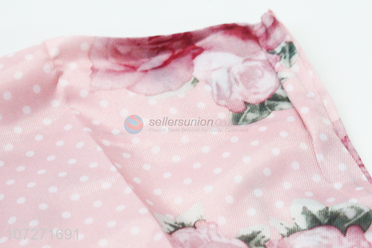China supplier reusable flower printed shopping bags folding portable handbag