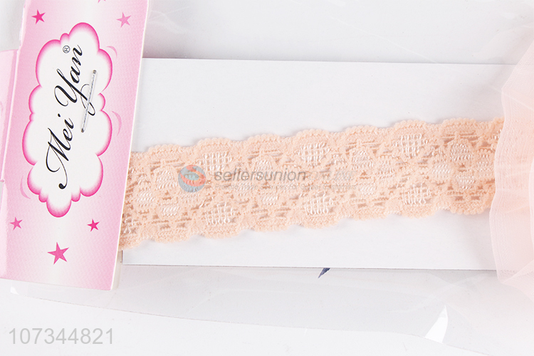 Promotional cheap chic pricess hair accessories elastic hairbands