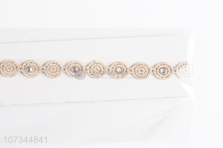 New design beautiful hair accessories pricess lace headbands