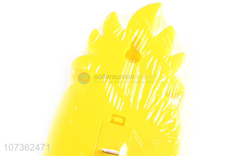 Promotion Home Decor Led Cute Yellow Pineapple Shaped Plastic Light