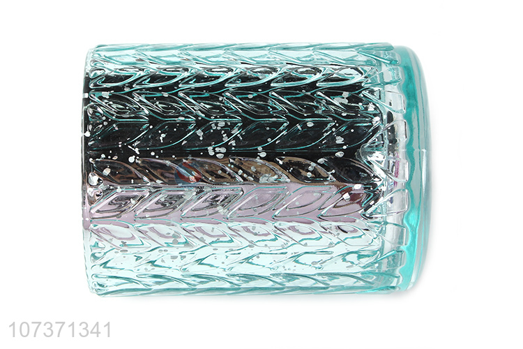 Wholesale Colorful Glass Candle Jar Fashion Candle Holder Cup