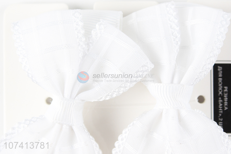 Suitable price exquisite bowknot hair rope elastic hair band