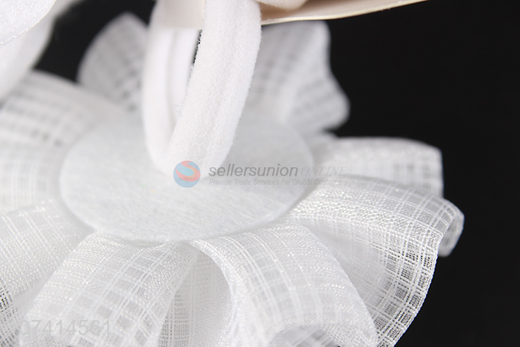 Popular products chic 3d flower hair band elastic hair ties