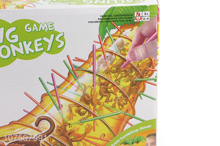 China factory funny falling monkey game indoor table game toy