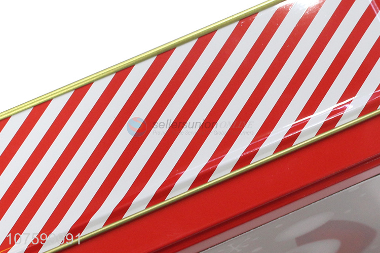 Hot Sale Colorful Christmas Tin Box Candy Box Storage Box