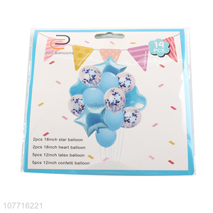 High quality wedding birthday party decoration 14-piece balloon set