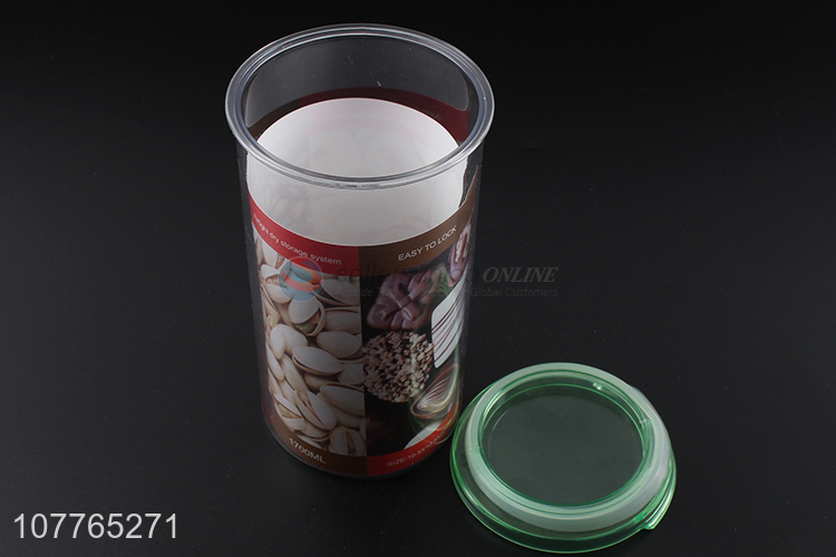 Wholesale 1700ml food storage container dry fruit airtight canister