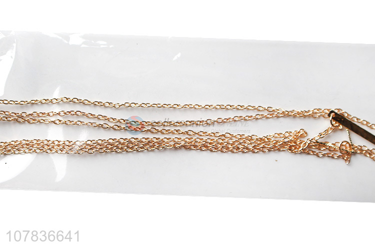 New style stainless steel jewelry necklace for lady