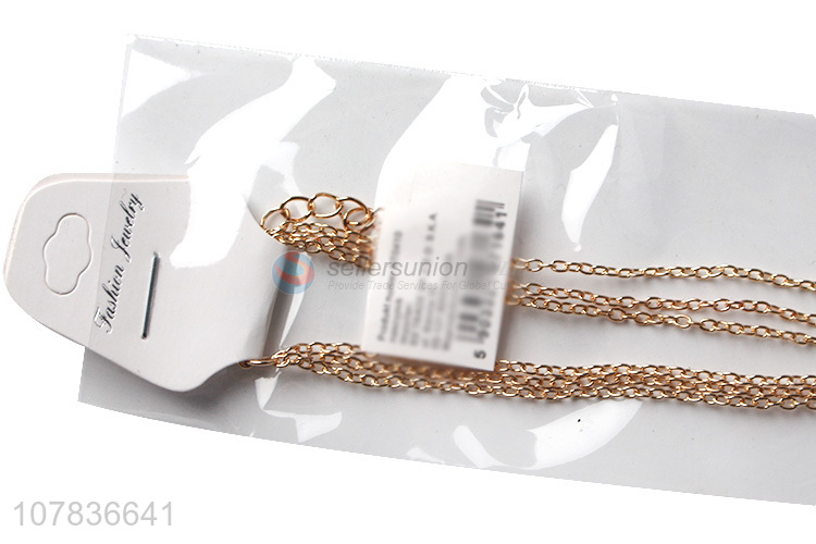 New style stainless steel jewelry necklace for lady
