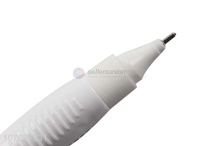 Hot sale stationery white colored correction fluid pen wholesale